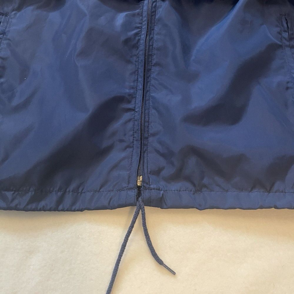 Vintage Eddie Bauer Windbreaker Packable Zip Up Jacket Hooded Men's Size L - Picture 5 of 15